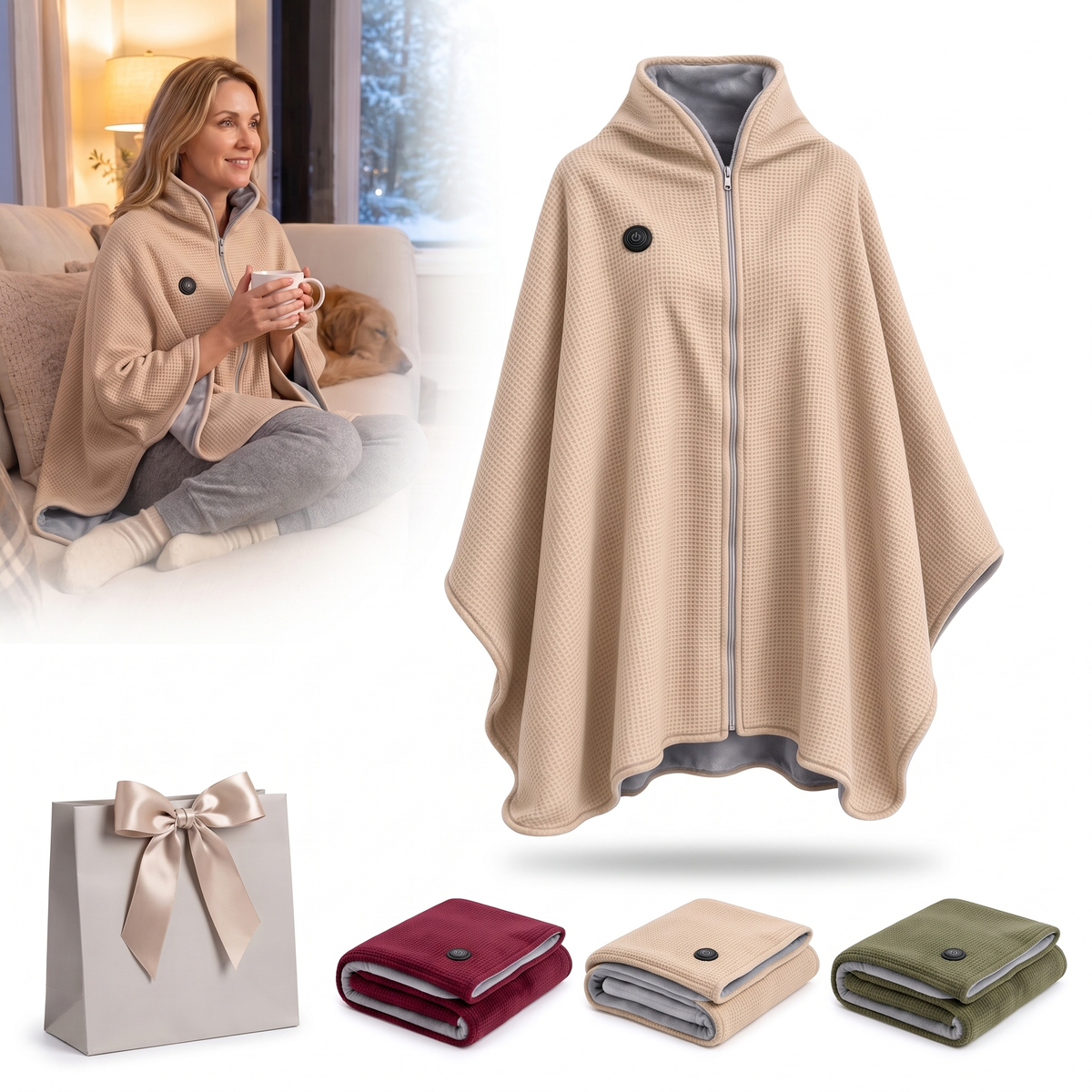 Heated Wrap — Wearable Warmth That Moves With You