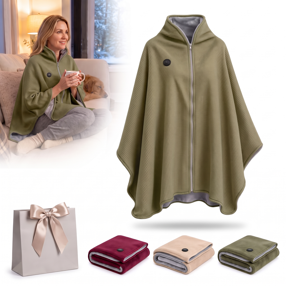 Heated Wrap — Wearable Warmth That Moves With You
