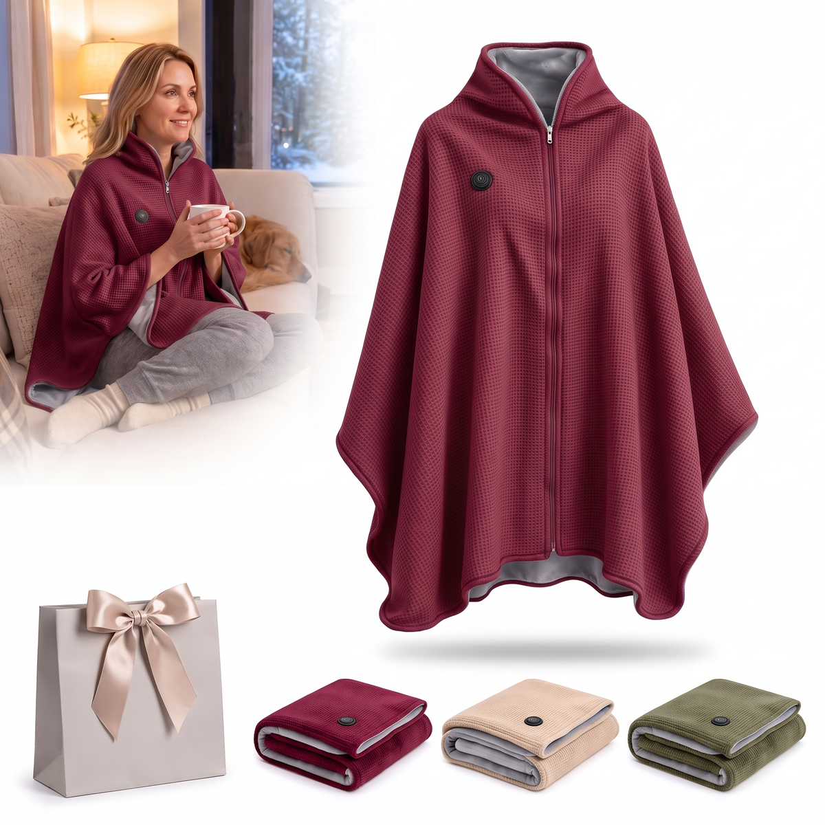 Heated Wrap — Wearable Warmth That Moves With You