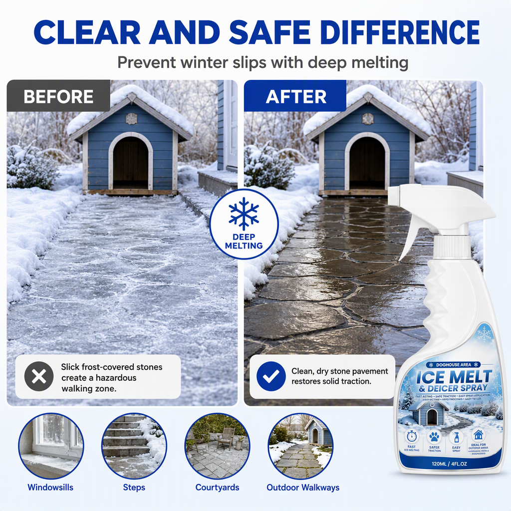 🥳❄️ 2026 WINTER HOT SALE! 🔥 UP TO 50% OFF! 🐾💖 Outdoor De-Icing & Snow Melting Spray – Make Winter Cleanup Easier! 🏡✨