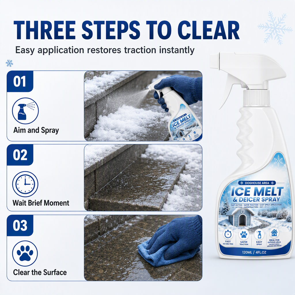 🥳❄️ 2026 WINTER HOT SALE! 🔥 UP TO 50% OFF! 🐾💖 Outdoor De-Icing & Snow Melting Spray – Make Winter Cleanup Easier! 🏡✨